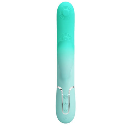 PRETTY LOVE - GIGI VIBRADOR CONEJO MULTIFUNCIONAL VERDE AGUA