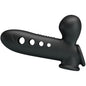PRETTY LOVE - FUNDA PARA PENE CON CALAVERA Y BOLSA DE AIRE NEGRA