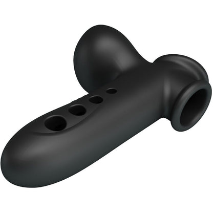 PRETTY LOVE - FUNDA PARA PENE CON CALAVERA Y BOLSA DE AIRE NEGRA