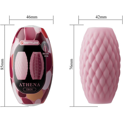 PRETTY LOVE - MASTURBADOR MASCULINO DE SILICONA ROSA ATHENA EROS