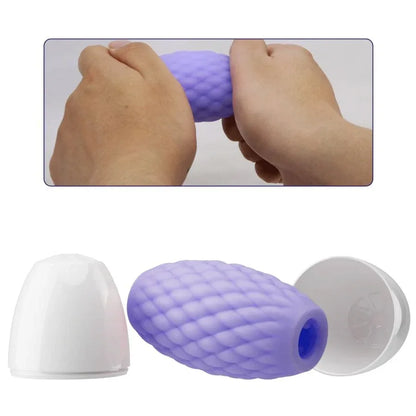 Pretty Love – Masturbateur pour Homme en Silicone Athena Eros Violet