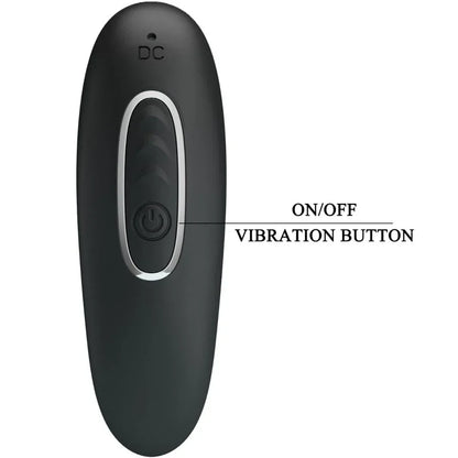 Pretty Love – Vibrateur Anal Corban 10 Vibrations Noir