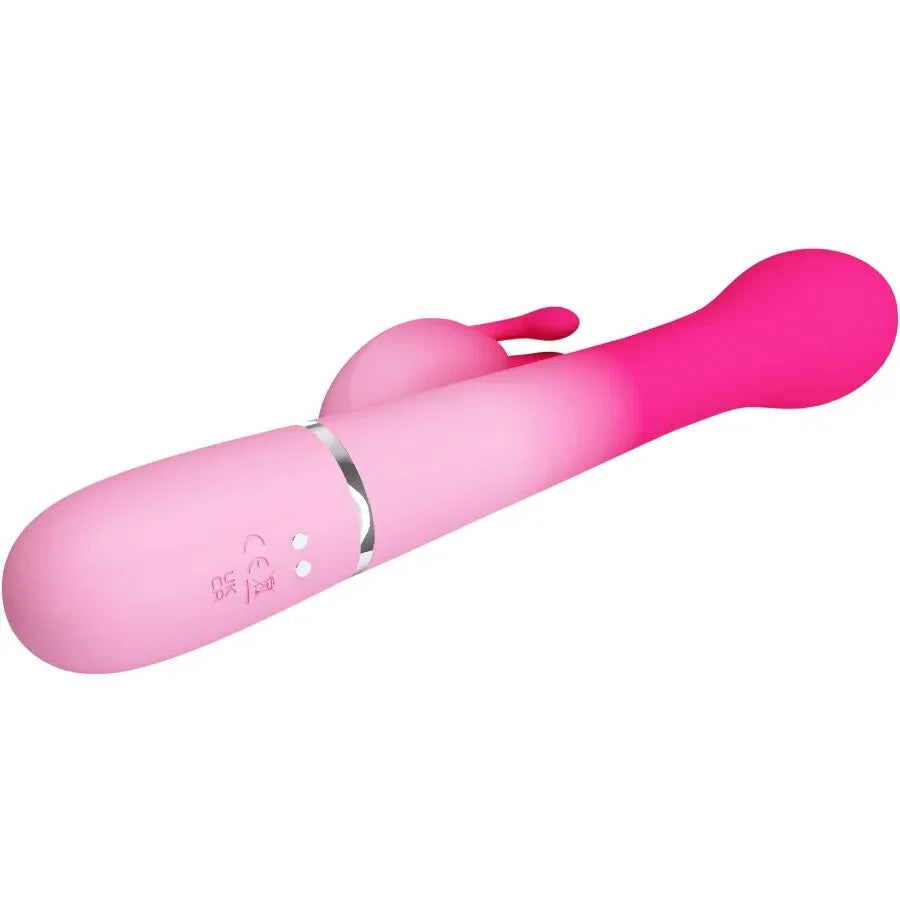 Pretty Love – Vibrateur Lapin Multifonction 3 en 1 Dejon Rose