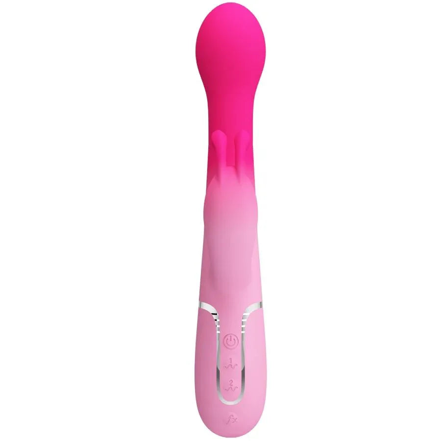 Pretty Love – Vibrateur Lapin Multifonction 3 en 1 Dejon Rose