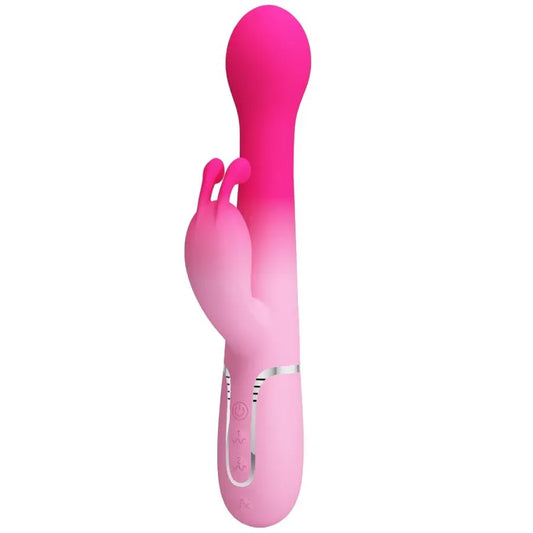 Pretty Love – Vibrateur Lapin Multifonction 3 en 1 Dejon Rose