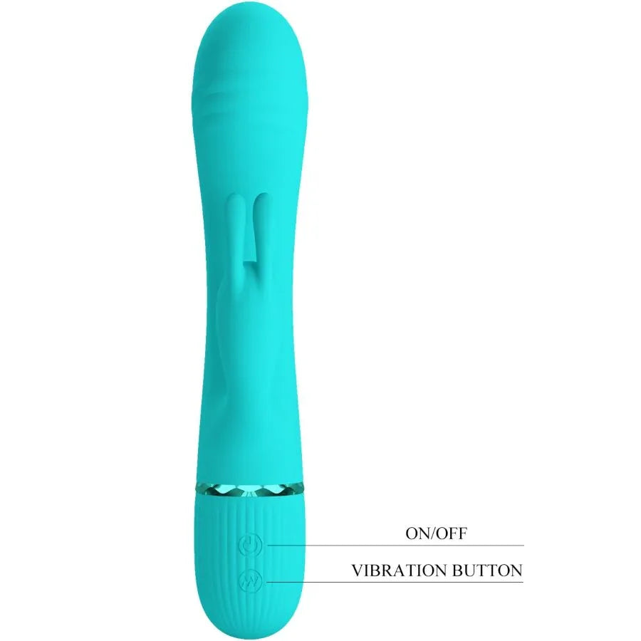 Pretty Love – Vibrateur Scocco Lapin Turquoise