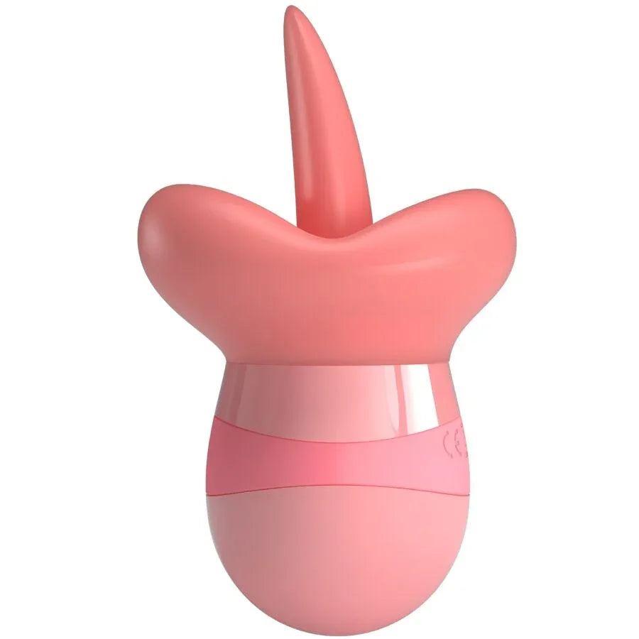 Pretty Love – Stimulateur de Clitoris Kylee Tongue 10 Vibrations Rose Nude