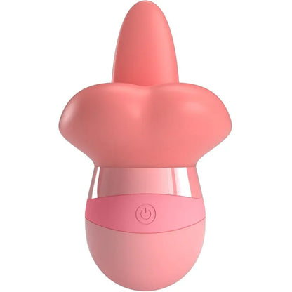 Pretty Love – Stimulateur de Clitoris Kylee Tongue 10 Vibrations Rose Nude