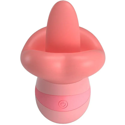 Pretty Love – Stimulateur de Clitoris Kylee Tongue 10 Vibrations Rose Nude