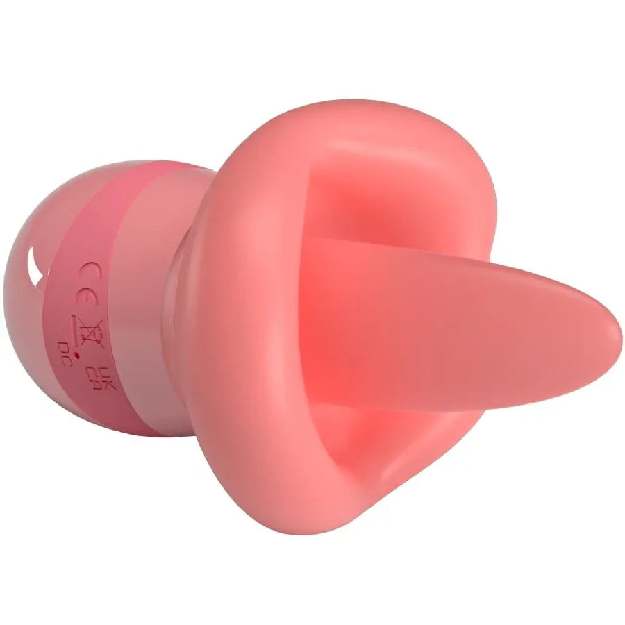 Pretty Love – Stimulateur de Clitoris Kylee Tongue 10 Vibrations Rose Nude
