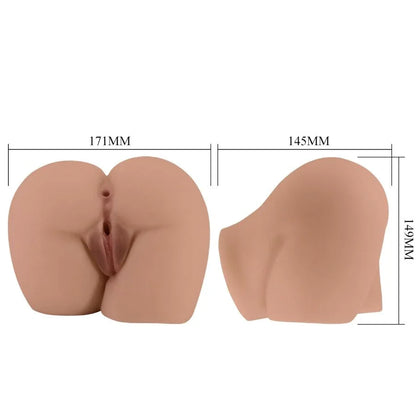 Crazy Bull – Vibrateur Bernace Ass avec Vagin et Anus Réalistes Télécommande