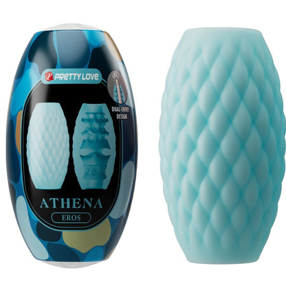PRETTY LOVE - ATHENA EROS MASTURBADOR MASCULINO DE SILICONA AZUL CIELO
