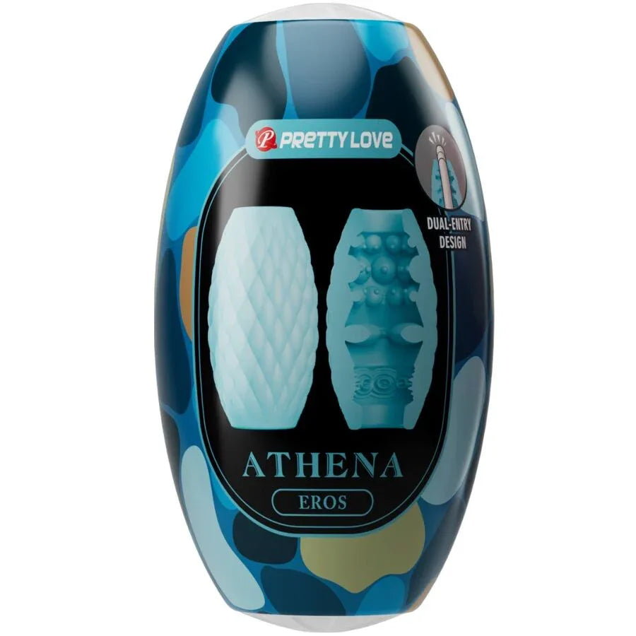 Pretty Love – Masturbateur pour Homme en Silicone Athena Eros Bleu Ciel