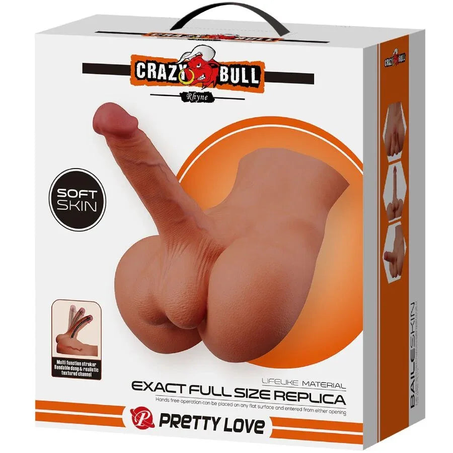 Crazy Bull – Masturbateur Naturel Réaliste Rhyne Back