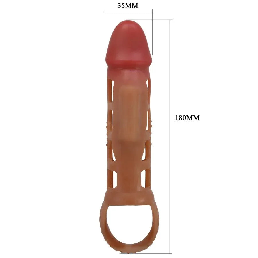 Pretty Love – Manchon Pénis Vibrant Preston 18 cm