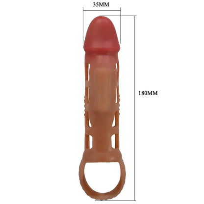 Pretty Love – Manchon Pénis Vibrant Preston 18 cm