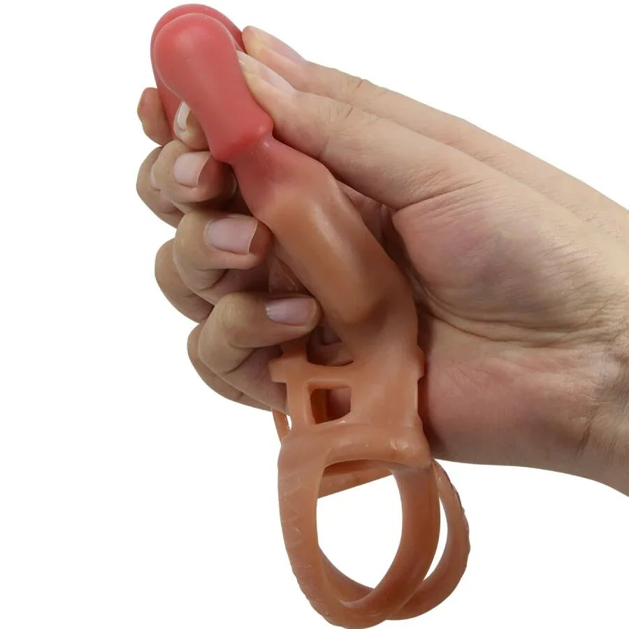 Pretty Love – Manchon Pénis Vibrant Preston 18 cm