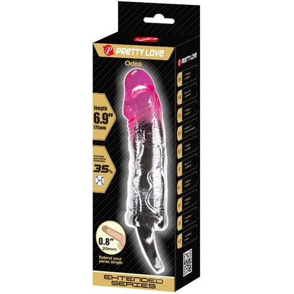 Pretty Love – Odes Gaine D'Agrandissement Réaliste de 2 cm pour Pénis Rose