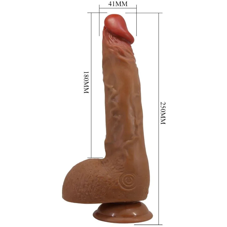 Baile – Magnifique Vibrateur Réaliste Wilks 5 Réglages 25 cm Mulato