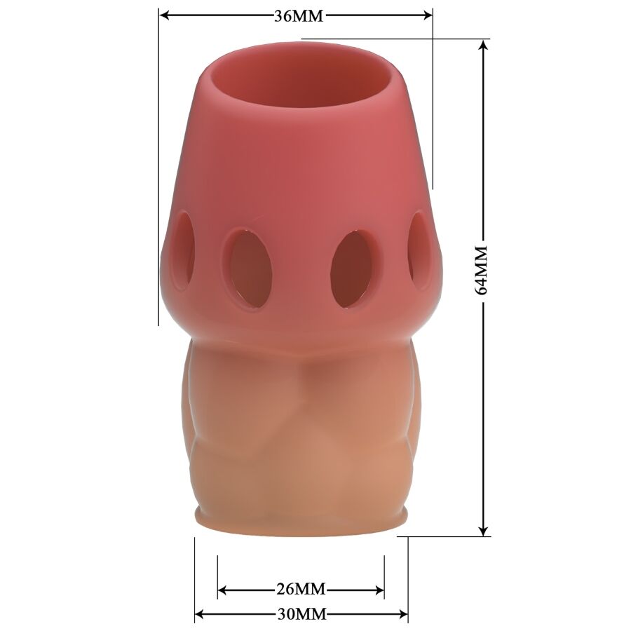 Oscar pénis plus épais rose – Pretty Love