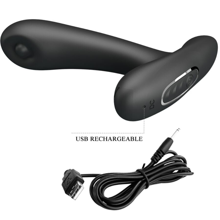 Vibrateur masseur vibrant anal et vaginal remington noir – Pretty Love