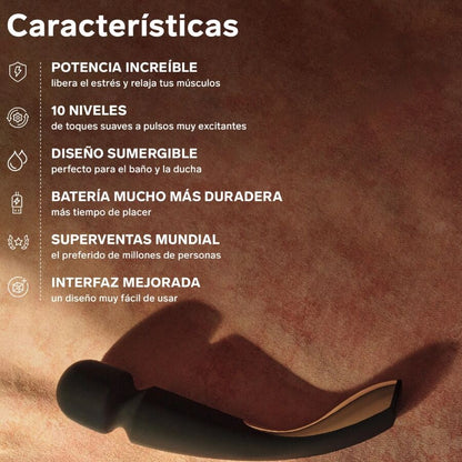LELO - MASAJEADOR SMART MEDIUM WAND 2 AQUA