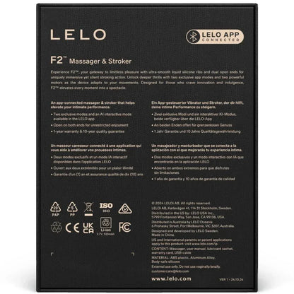 Lelo – Masturbateur pour Homme F2s™ Teal Bleu