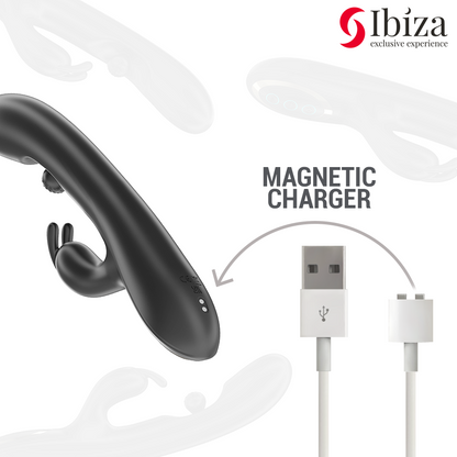 IBIZA - VIBRATEUR RABBIT PUISSANT AVEC PERLE ROULANTE MASSANTE