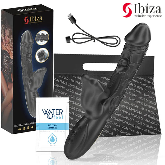 Ibiza Vibrateur et Stimulateur de Clitoris avec Effet de Mordre et de Rotation