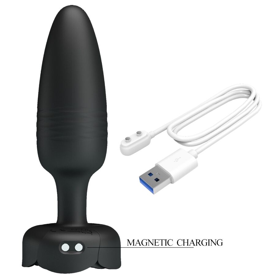 Tarion plug anal avec lumière LED noir 12,5 cm – Pretty Love