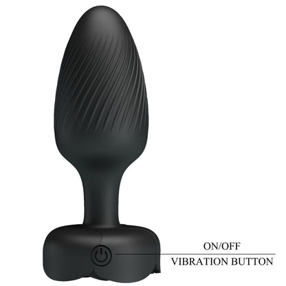 Plug anal varian avec lumière LED noir 10,8 cm – Pretty Love