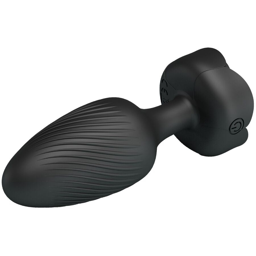 Plug anal varian avec lumière LED noir 10,8 cm – Pretty Love