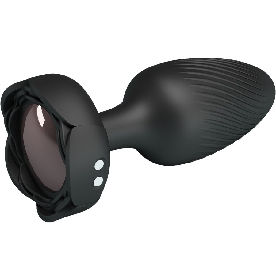 Plug anal varian avec lumière LED noir 10,8 cm – Pretty Love