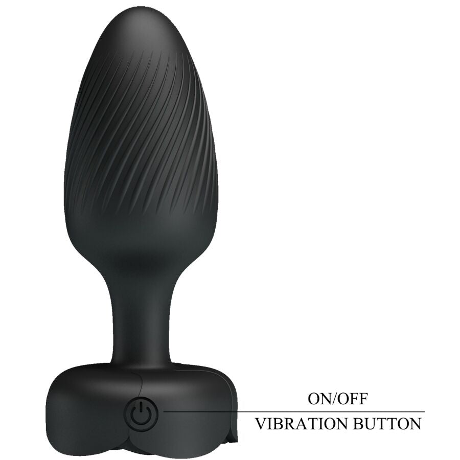 Osborn plug anal avec lumière LED noir 9,8 cm – Pretty Love