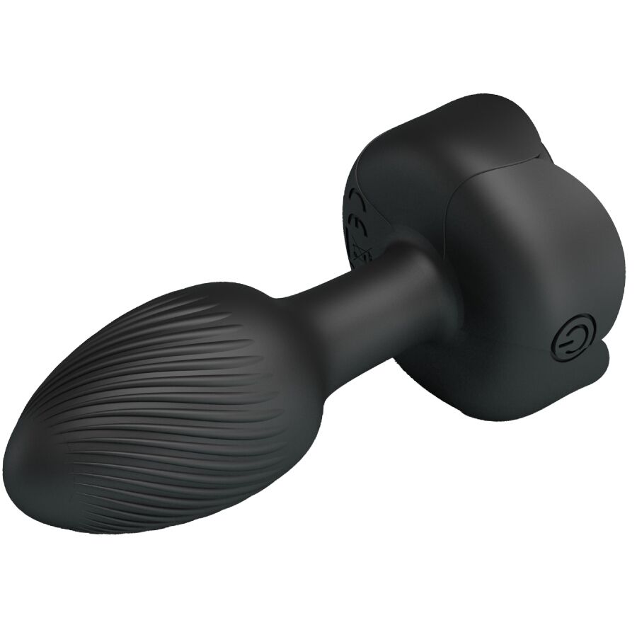 Plug anal olman avec lumière LED noir 8,8 cm – Pretty Love