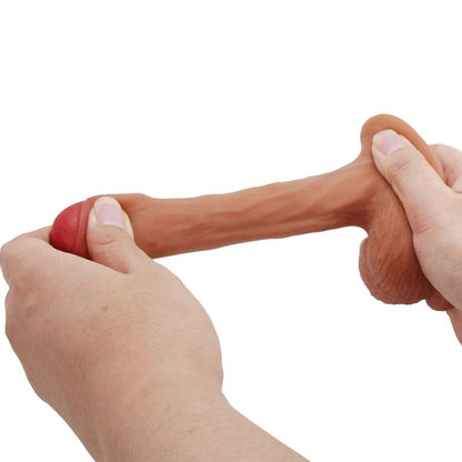 Warnell gode ultra réaliste et élastique 9,5 cm mulato – Pretty Love