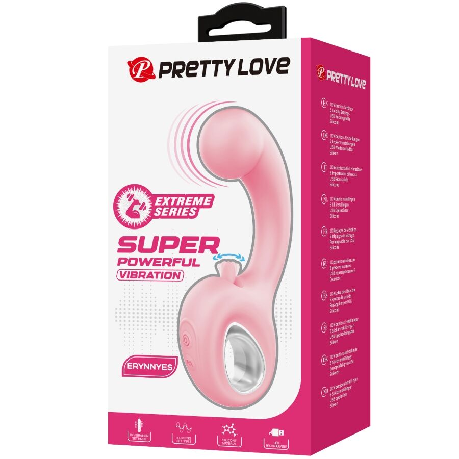 Stimulateur clitoridien vibrateur point g + stimulateur de clitoris erynnyes 10 vibrations