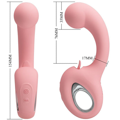 Stimulateur clitoridien vibrateur point g + stimulateur de clitoris erynnyes 10 vibrations