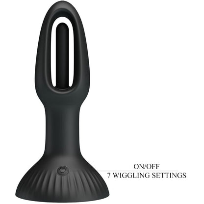 Plug anal hubert avec 7 modes de vibrations – Pretty Love