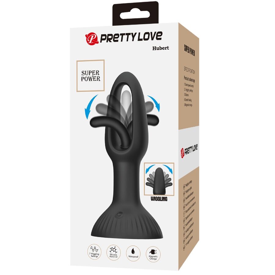 Plug anal hubert avec 7 modes de vibrations – Pretty Love