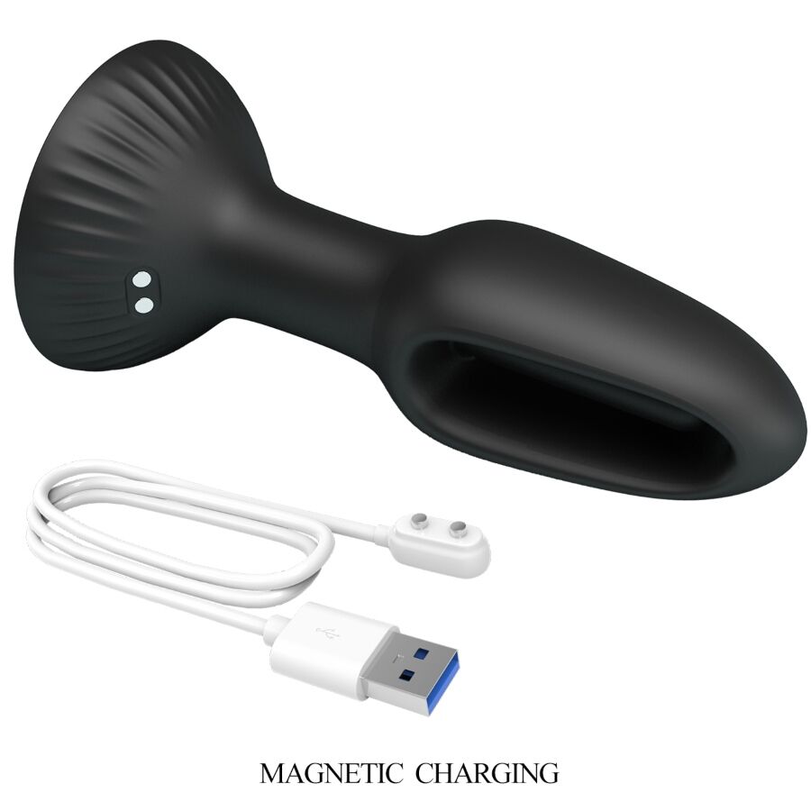 Plug anal hubert avec 7 modes de vibrations – Pretty Love