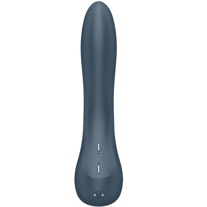 SATISFYER - VIBRADOR G-SPOT WAVE 4 CON PROGRAMA DE 12 VIBRACIONES GRIS OSCURO