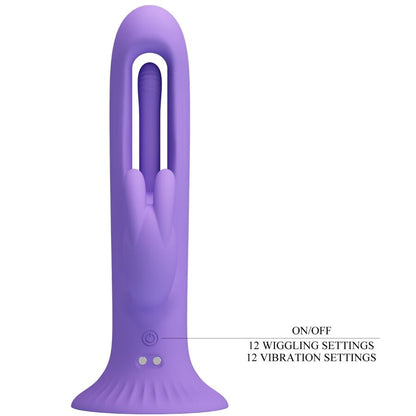 Vibrateur lapin killmoulis 12 modes de vibration violet – Pretty Love