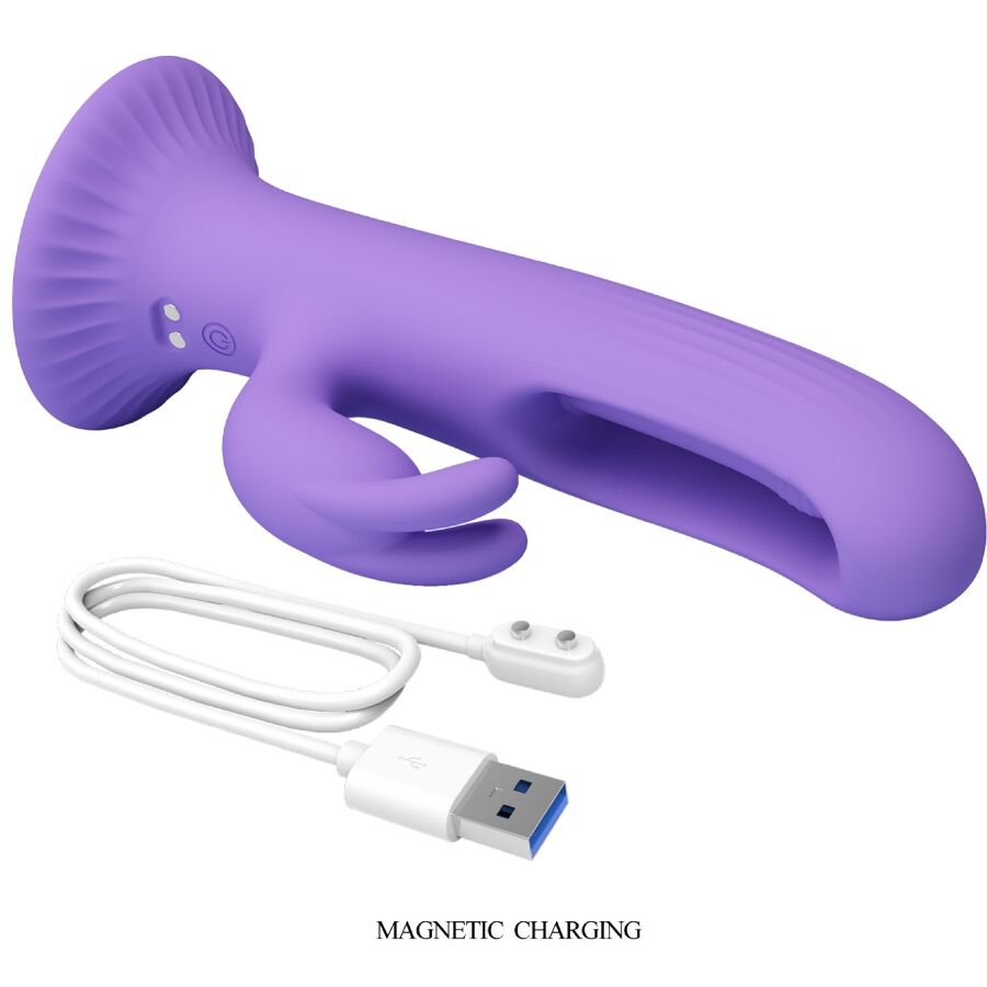 Vibrateur lapin killmoulis 12 modes de vibration violet – Pretty Love