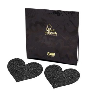 JOYERÍA - INDISCRETOS FLASH CORAZÓN NEGRO CORTES TAMELON