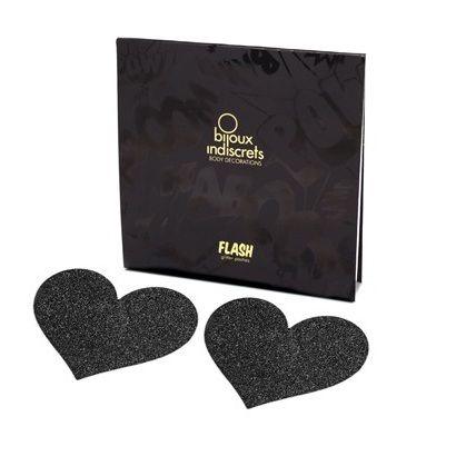 Bijoux – Indiscrets Flash Coeur Noir Coupes de Tamelon