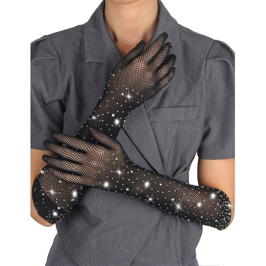 SUBBLIME - 957469GANTS SHINE TRANSPARENTS NOIRS S/M