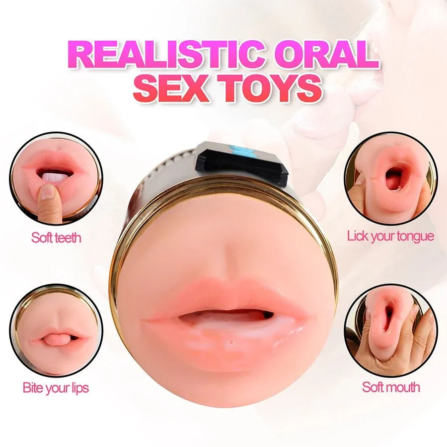 Shequ – Kay Double Masturbateur avec Double Vibration de la Bouche et du Vagin