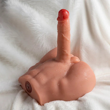 Xise – Peel Dildo Ass Gode Réaliste Masturbateur Position Frontale avec Poussée 17,5 cm