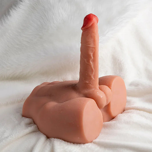 Xise – Peel Dildo Ass Gode Réaliste Masturbateur Position Frontale avec Poussée 17,5 cm
